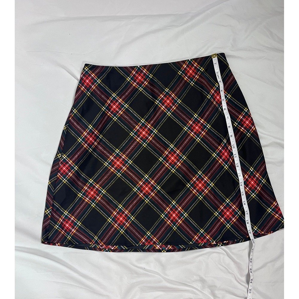 NWT J.Crew Plaid Tartan A-Line Skirt M Holiday Y2K Preppy Academia - Picture 6 of 6